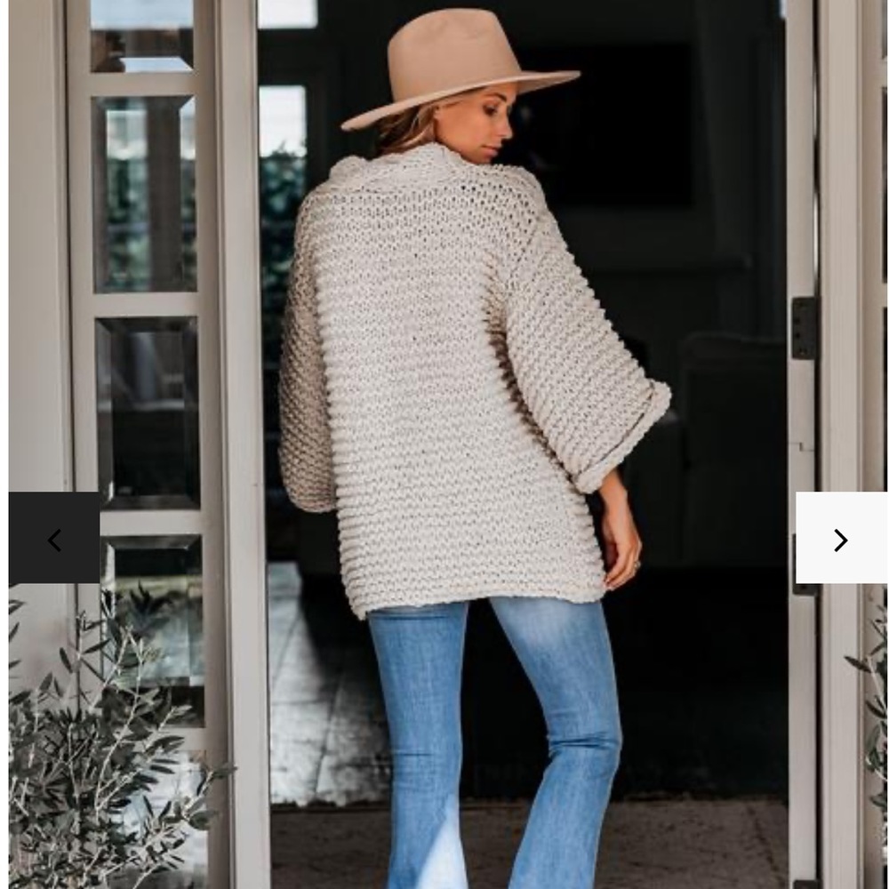 New Vici All to Myself Chunky Knit sweater - Picture 4 of 5